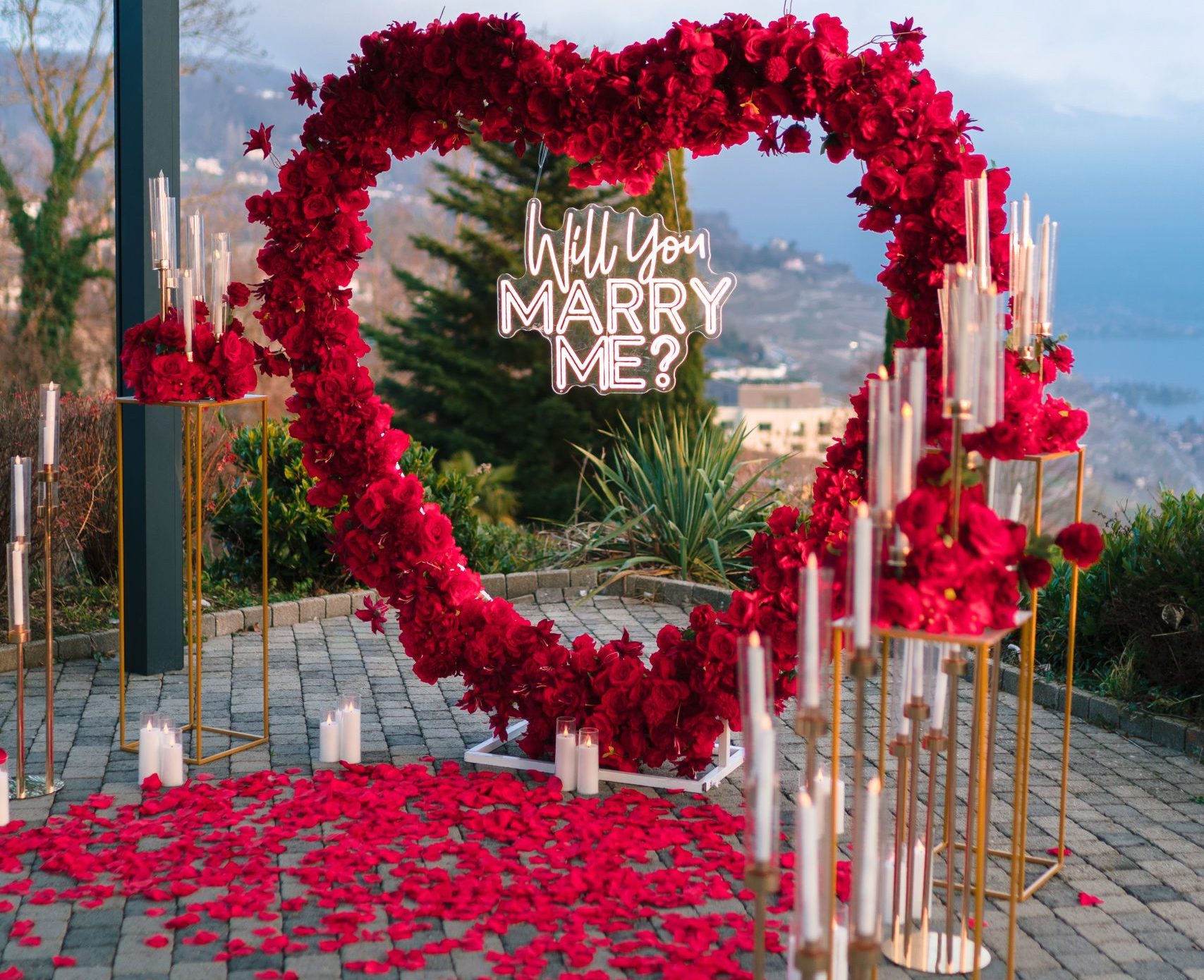 Marriage Proposal Switzerland - Demande en mariage Suisse - Marriage proposal vineyards - Le Baron Tavernier - Les Entremetteuses Swiss